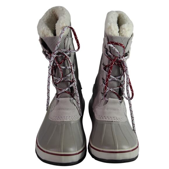 L. L. Bean Snow boots gray Women's size 9 with liner duck water resistant - Picture 3 of 11